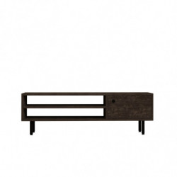 Mueble TV con estante Avila antracita Practica Hogar