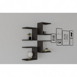 Estante de pared Base antracita Practica Hogar