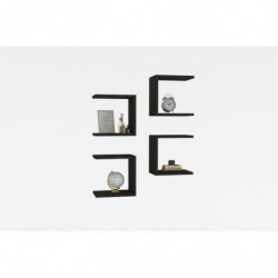 Estante de pared Base antracita Practica Hogar
