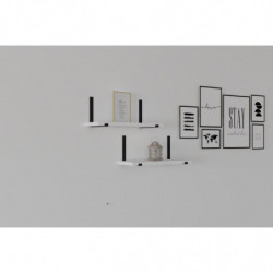 Estante de pared Lama blanco Practica Hogar