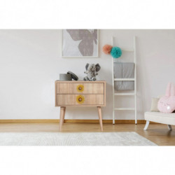Mesita de noche City Two Seed multicolor Practica Hogar