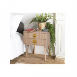 Mesita de noche City Two Seed multicolor Practica Hogar