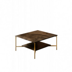 Mesa de centro Line negro nogal Practica Hogar