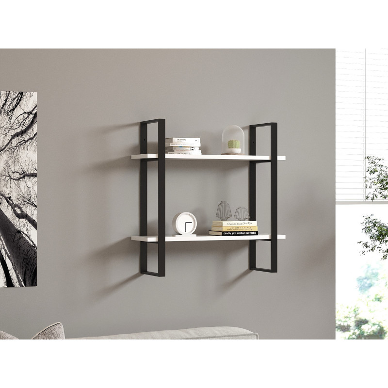 Estante de pared Buba blanco Practica Hogar Estante de pared Buba blanco Practica Hogar