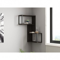 Estante de pared Lecco antracita Practica Hogar