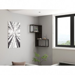 Estante de pared Lecco antracita Practica Hogar