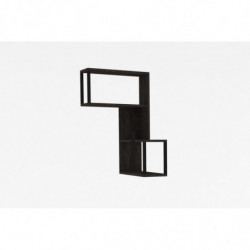 Estante de pared Lecco antracita Practica Hogar