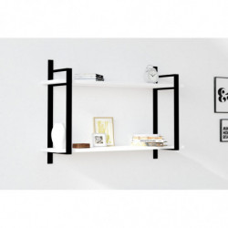 Estante de pared Abat blanco Practica Hogar