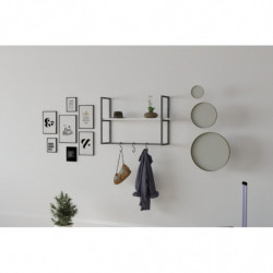 Estante de pared Able blanco Practica Hogar