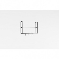 Estante de pared Able blanco Practica Hogar