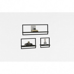 Estante de pared Yeso antracita Practica Hogar
