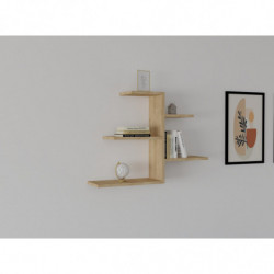Estante de pared Gami roble zafiro Practica Hogar