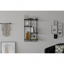 Estante de pared Dodo antracita Practica Hogar