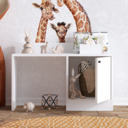 Mesa para niños Bunny blanco Practica Hogar