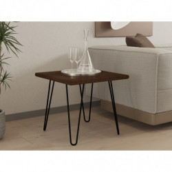 Mesa de centro Mahic-negro nogal Practica Hogar