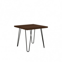 Mesa de centro Mahic-negro nogal Practica Hogar
