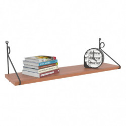 Estante de pared Seramoni nogal Practica Hogar