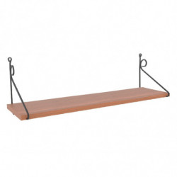 Estante de pared Seramoni nogal Practica Hogar