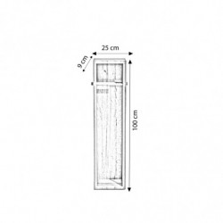 Mueble de baño Delmenhorst L2042 nogal Practica Hogar