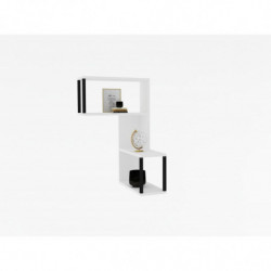 Estante de pared Lecco blanco Practica Hogar
