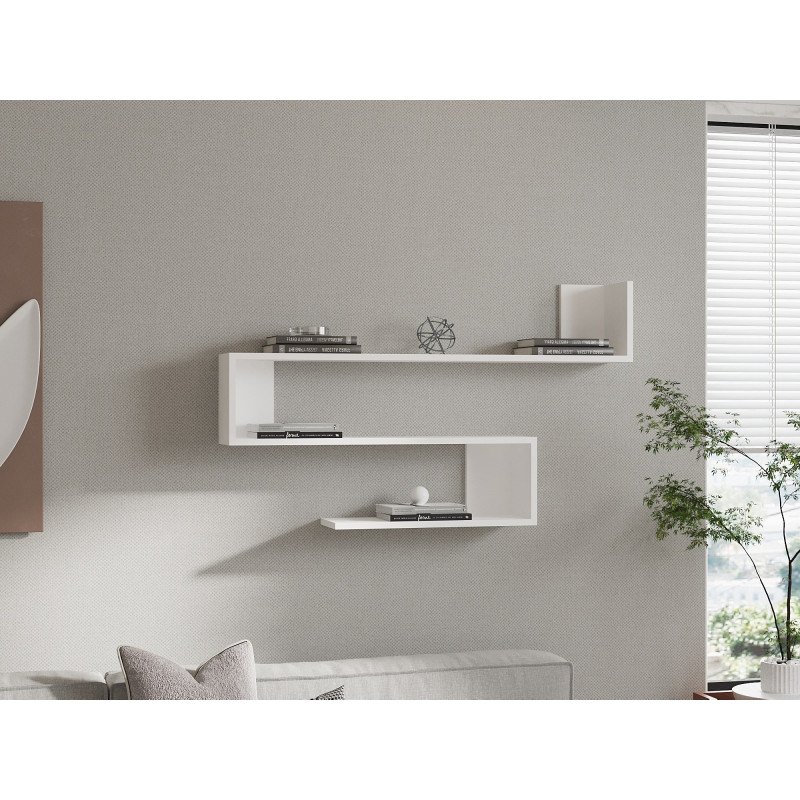 Estante de pared Penne blanco Practica Hogar Estante de pared Penne blanco Practica Hogar