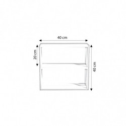 Mueble de cocina Rostock L2037 blanco Practica Hogar