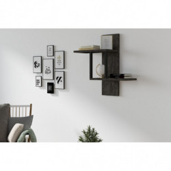 Estante de pared Herra antracita Practica Hogar