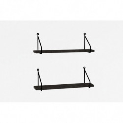 Estante de pared Reco antracita Practica Hogar