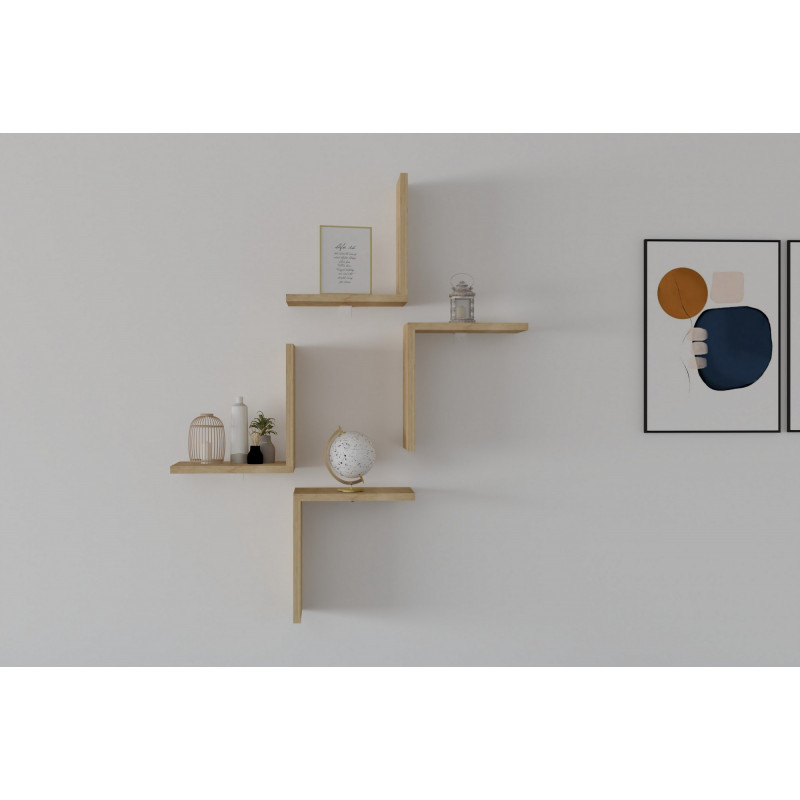 Estante de pared Face zafiro Practica Hogar Estante de pared Face zafiro Practica Hogar