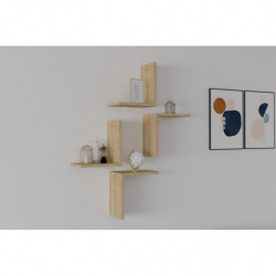 Estante de pared Face zafiro Practica Hogar