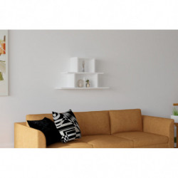 Estante de pared Nell blanco Practica Hogar