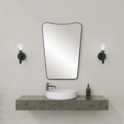 Mueble de baño Bella Cabinet negro Practica Hogar