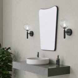 Mueble de baño Bella Cabinet negro Practica Hogar