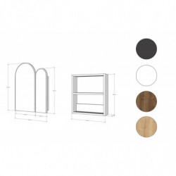 Mueble de baño Classe Cabinet negro Practica Hogar