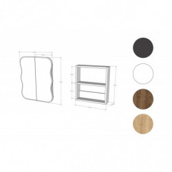 Mueble de baño Day Dream nogal Practica Hogar