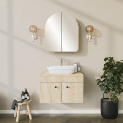 Mueble de baño Hope Cabinet beige Practica Hogar