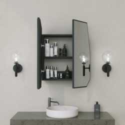 Mueble de baño Quartz Cabinet negro Practica Hogar