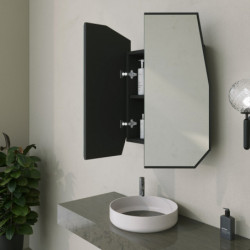 Mueble de baño Quartz Cabinet negro Practica Hogar