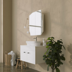 Mueble de baño Quartz Cabinet blanco Practica Hogar