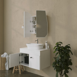 Mueble de baño Quartz Cabinet blanco Practica Hogar