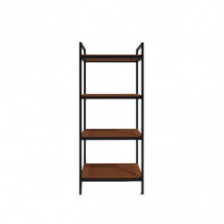 Mueble de baño Wismar L2040 negro nogal Practica Hogar