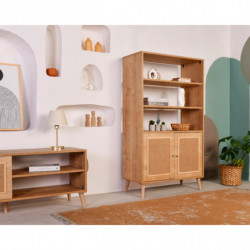 Librería Jüt roble Practica Hogar
