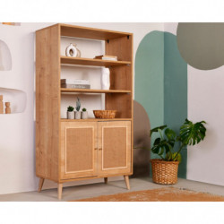 Librería Jüt roble Practica Hogar