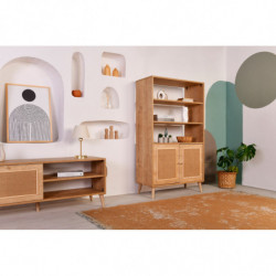 Librería Jüt roble Practica Hogar