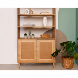 Librería Jüt roble Practica Hogar