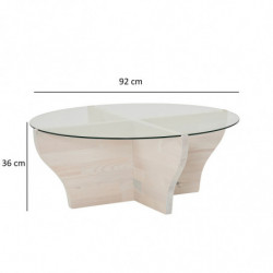 Mesa de centro Amphora blanco Practica Hogar