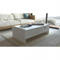 Mesa de centro Boey blanco Practica Hogar