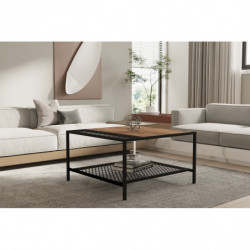 Mesa de centro Dubois pino atlántico negro Practica Hogar