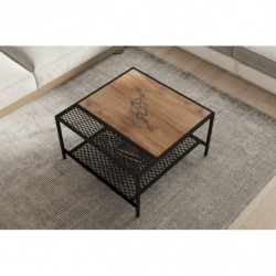 Mesa de centro Dubois pino atlántico negro Practica Hogar