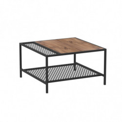 Mesa de centro Dubois pino atlántico negro Practica Hogar
